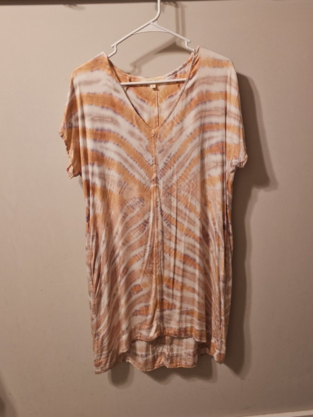 River & Sky Tie-Dye Dress, Size XS